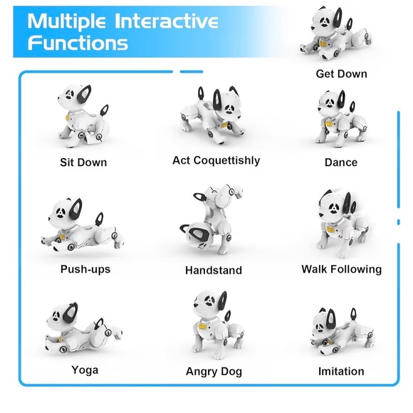 Smart RC Robot Dog Toy – Remote Control Interactive Dancing Pet Robot - Picture 4 of 7
